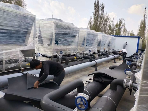 último caso de la compañía sobre pompas de calor para el proyecto de la agua caliente del hotel