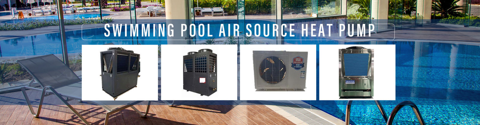 calidad pompa de calor de la fuente de aire de la piscina fábrica