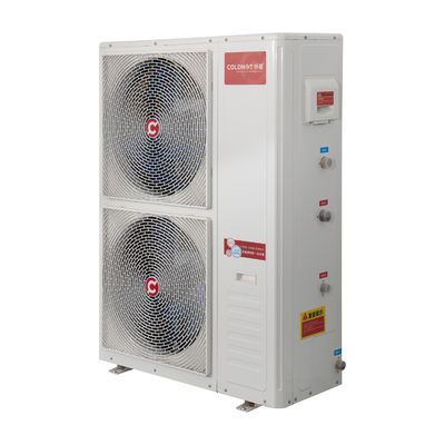 Capa de acero inoxidable de 120 grados de vapor de alta temperatura de la fuente de aire bomba de calor R410 refrigeración