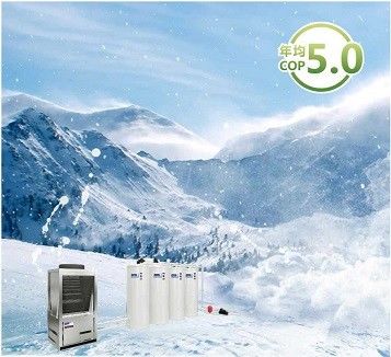 Pompa de calor de Monoblock EVI Cold Climate Air Source del radiador 55dB