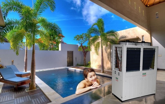 Calentador de fuente de aire para apartamentos R410A Bomba de calor de inversor de CC de aire a agua 6 ~ 250KW
