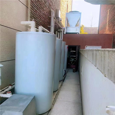 Pompa de calor aire-agua del ₂ de la aleta de aluminio R744 CO 40kw comercial
