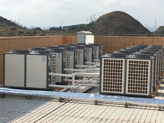 Agua Heater Residential de la pompa de calor de la fuente de aire del CO2 R744 90 grados con el compresor de Dorin