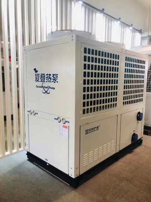 pompa de calor variable de la cascada de la frecuencia de la baja temperatura de 52Kw R410A para el matadero