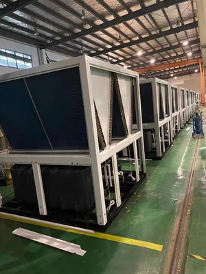 pompa de calor variable de la cascada de la frecuencia de la baja temperatura de 52Kw R410A para el matadero