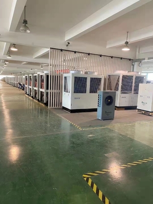 pompa de calor variable de la cascada de la frecuencia de la baja temperatura de 52Kw R410A para el matadero