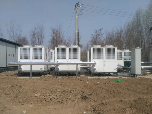 Refrigerante de la pompa de calor de la fuente de aire de la cascada 25Kw R410A agua caliente de 90 grados