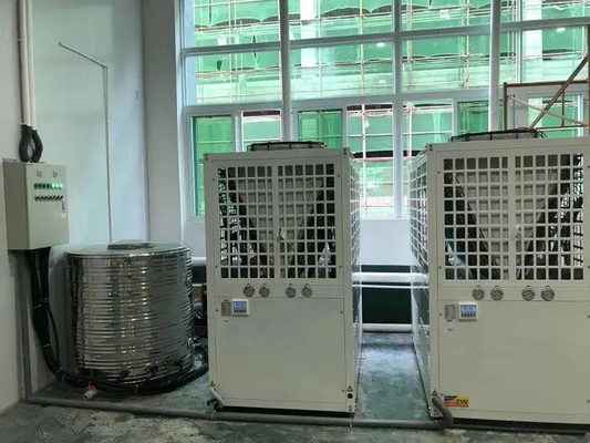 Pompa de calor de la cascada de la agua caliente R134a R410A 150Kw para las empresas mineras