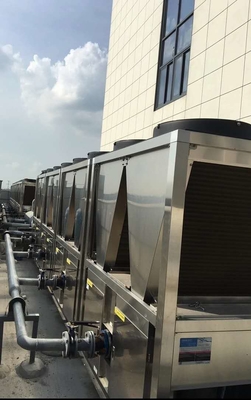 pompa de calor de la fuente de aire del CO2 30kW en la temperatura del agua de la salida sobre 80°C