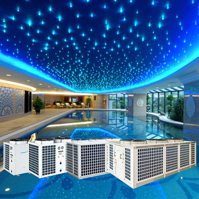 Temperatura integral 45Kw de la pompa de calor del inversor de la CA de la cascada del CO2 baja